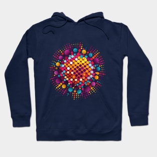 Colorful Dot Colorful Circles Hoodie